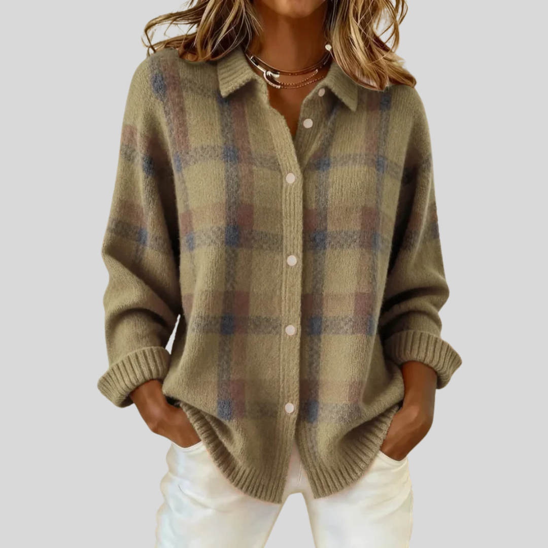 Celine | Sweter w Retro Kratkę
