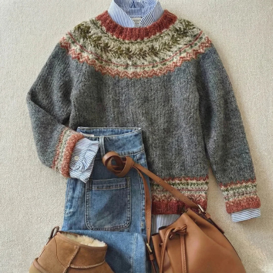 Alexis | Szykowny Sweter Dzianinowy Vintage