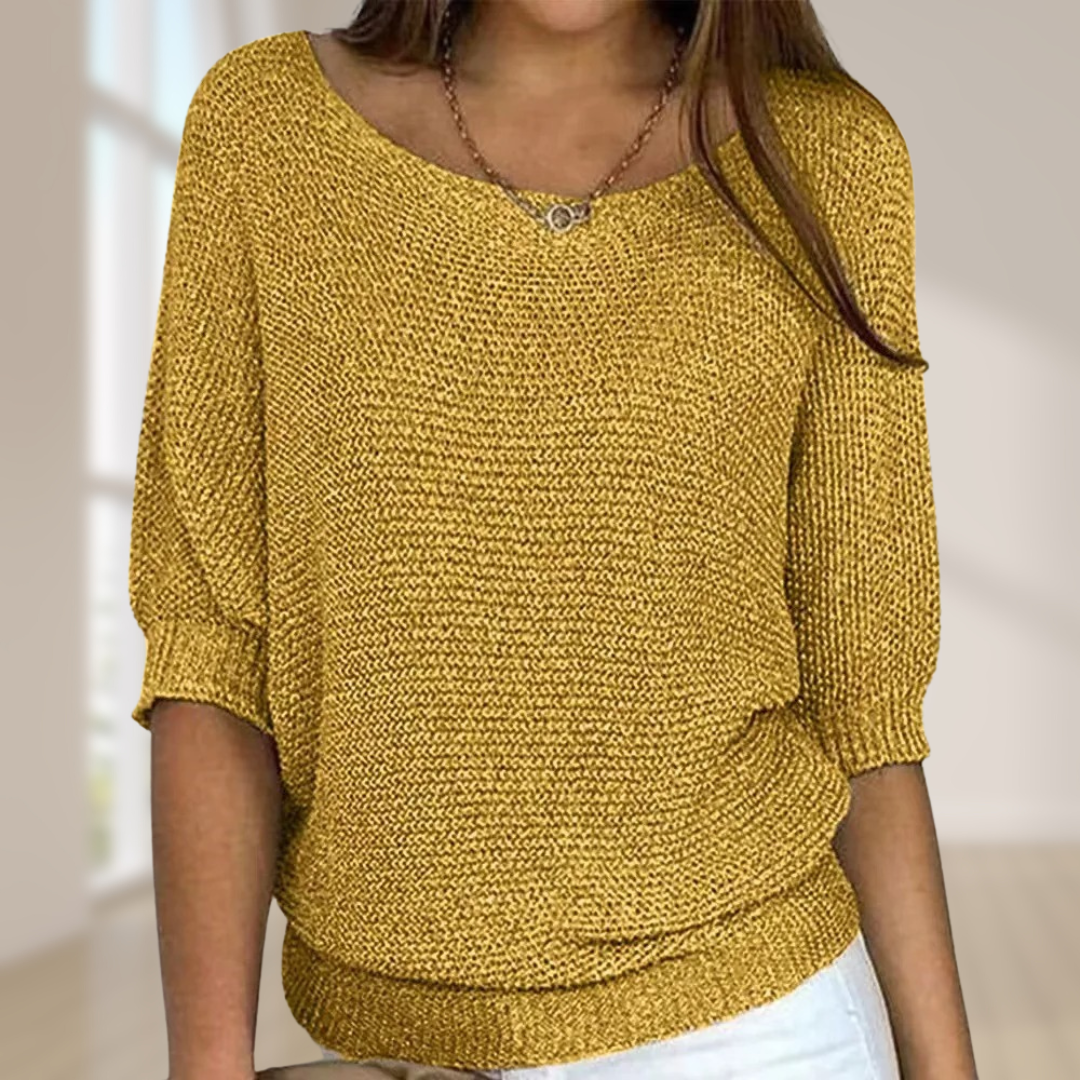Mira | Dzianinowy Jaskrawy Top