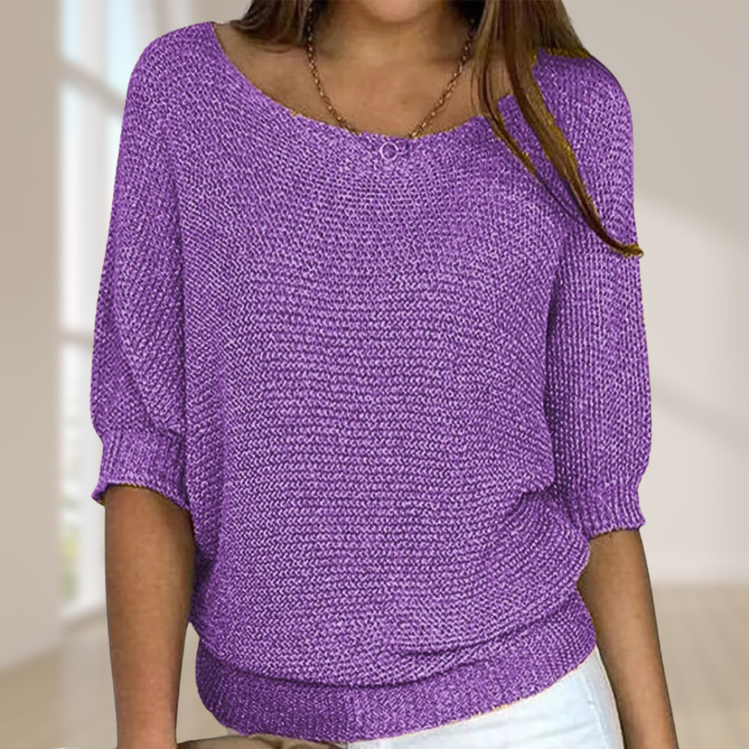Mira | Dzianinowy Jaskrawy Top