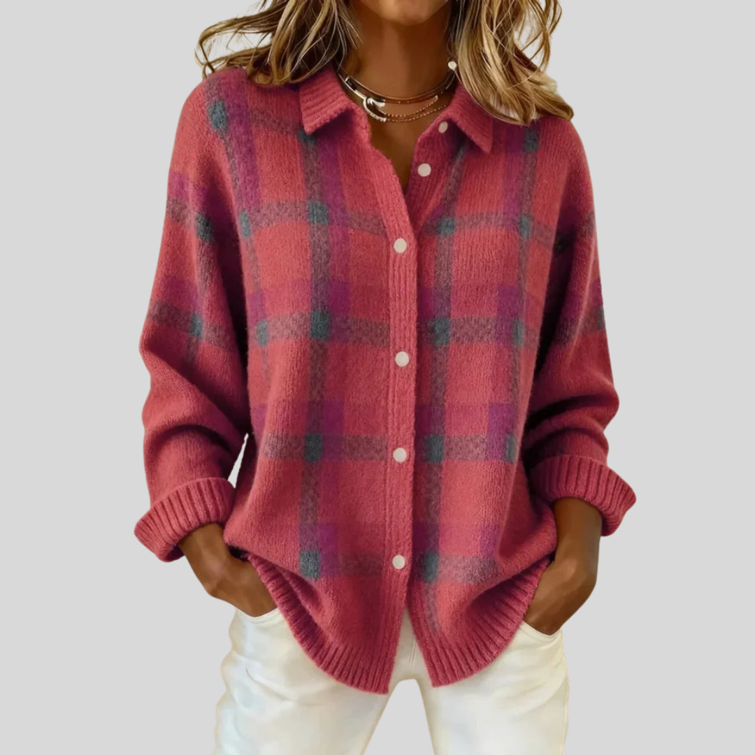 Violet | Sweter w Retro Kratkę