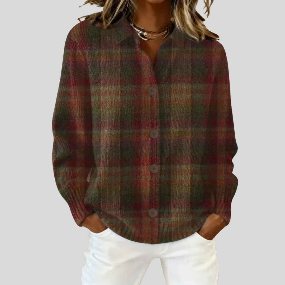 Lena | Kardigan Plaid Revival