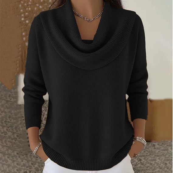 Eliza | Sweter z Kołnierzem