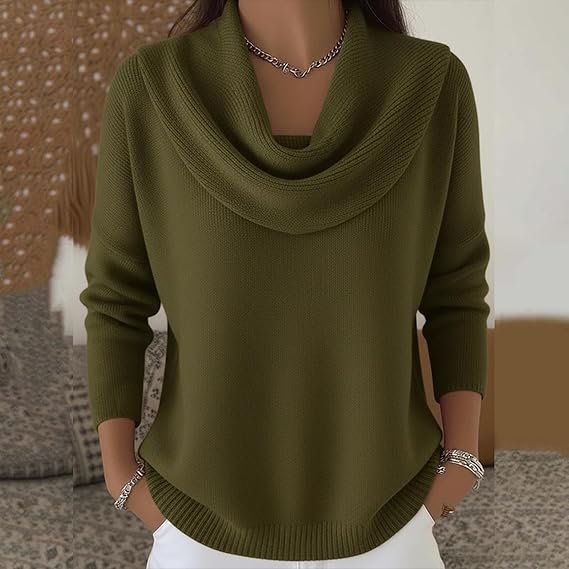 Eliza | Sweter z Kołnierzem