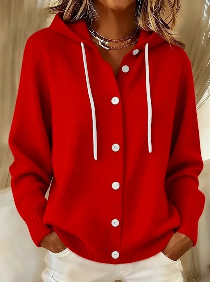 Melanie | Przytulny Kardigan z Guzikami