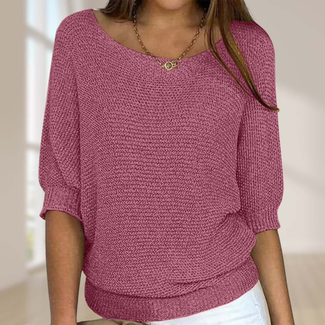 Mira | Dzianinowy Jaskrawy Top